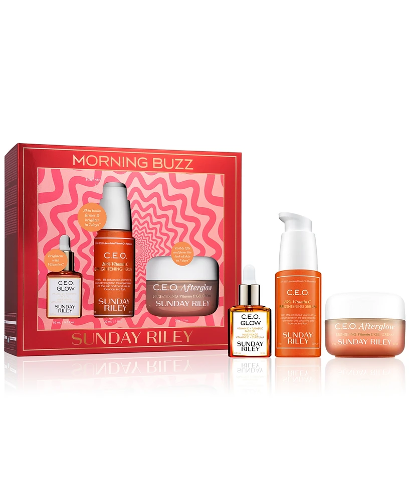 Sunday Riley 3-Pc. Morning Buzz Skincare Set