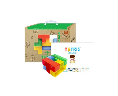 Co-Block Kproduct4u Tetris with Shadow Coloring Pad for 1+ Years Old, 20 pieces - Assorted Pre