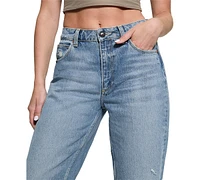 Guess Women's High-Rise Straight-Leg Mom Jeans