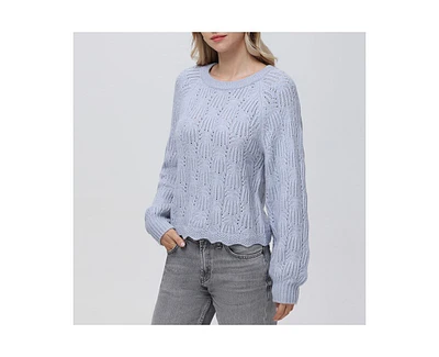 525 Women's Athena Crochet Pullover