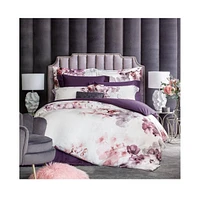 Togas Wilma Duvet cover Queen violet-white