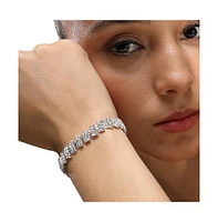 Sohi Women's Geometric Tennis Bracelet