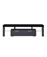 Slickblue Fashionable Tv Stand Cabinet Stylish Entertainment Center and Console for Modern Living Spaces