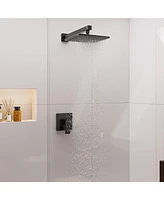 Mondawe Single-Handle Shower Faucet High-Pressure 1-Spray Shower Head with Valve