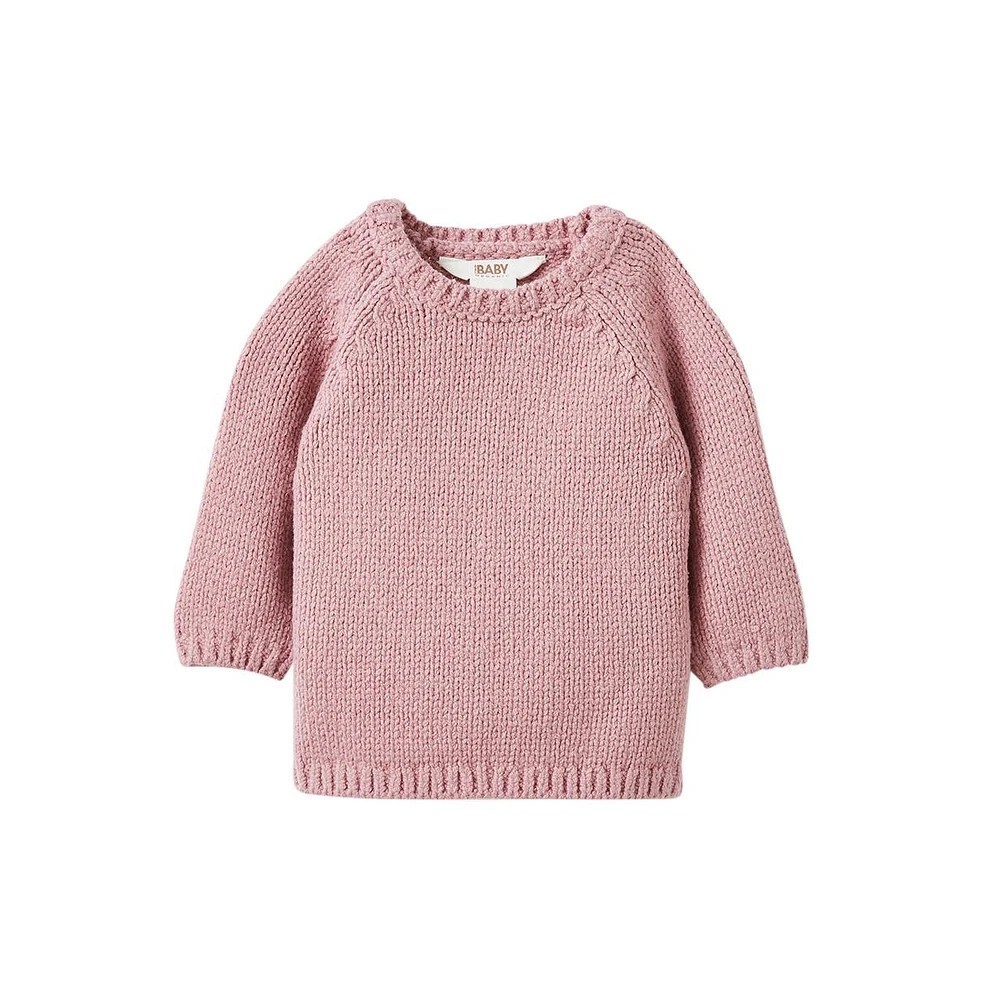 Baby Boys Cotton On Connor Crew Neck Jumper