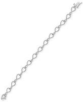 Diamond Infinity Link Bracelet (1 ct. t.w.) in Sterling Silver