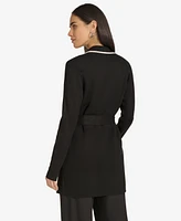 Calvin Klein Women's Tie Waist Sweater Blazer