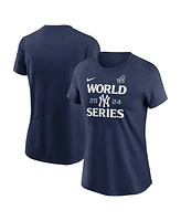 Nike Women's Navy New York Yankees 2024 World Series Authentic Collection T-Shirt