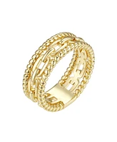 Macy's Gold-Plated Link Statement Ring