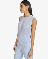 Calvin Klein Women's Sleeveless Rib-Knit Sweater