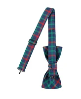 Tommy Hilfiger Boys Madison Grid Check Pre-Tied Bow Tie