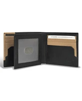 Champs Men's Iconic Collection Leather Center Wing Wallet