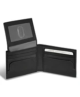 Champs Men's Iconic Collection Leather Top Wing Wallet