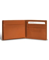 Champs Men's Denim Collection Leather Top Wing Wallet