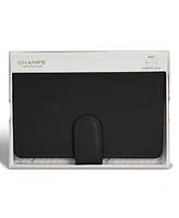 Champs Men's Onyx Collection Leather Passport Case