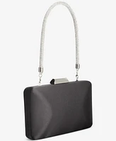 I.n.c. International Concepts Crystal Top Handle Mini Satin Frame Bag