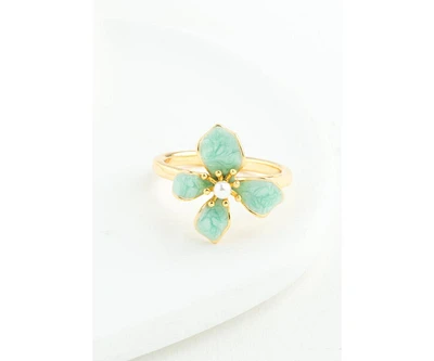 Starfish Project Hope in Bloom Ring in Mint