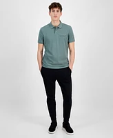 Hugo by Boss Men's Dalunos Regular-Fit Logo Embossed Polo Shirt, Exclusively at Macy's