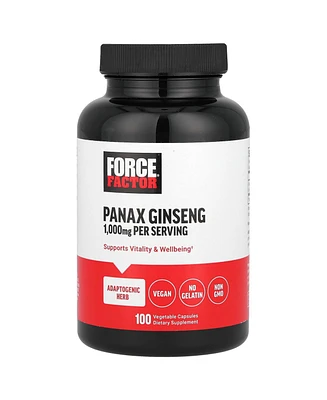 Force Factor Panax Ginseng 1 000 mg