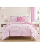 Alex + Bella Dreaming of Paris -Piece All-Season Reversible Cotton Quilt Set