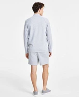 Alfani Mens Alfatech Shorts Quarter Zip Pullover Exclusively At Macys