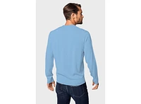 Bellemere New York Men's Pure Crew Neck Merino Sweater