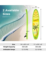 Hongge Inflatable Stand up Paddle Board iSUP Board Accessories with 3 Fins