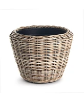 Napa Home & Garden Woven Dry Basket Planter 26.75"