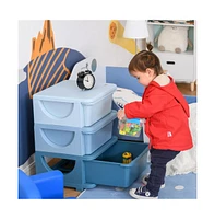 Slickblue Kids Storage Unit Dresser - Functional Solution for Organized Playrooms