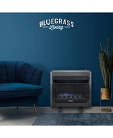 Bluegrass Living 30000BTU Natural Gas Ventless Space Heater with Blower and Feet