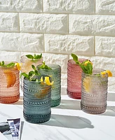 The Wine Savant Beaded Highball Glasses, Set of 6