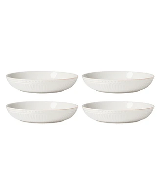 Lenox French Perle Groove Dinner Bowls, Set of 4