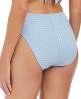 Sanctuary Women's Refresh Rib High-Leg High-Rise Bikini Bottoms