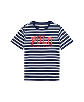 Polo Ralph Lauren Big Boys Logo Striped Cotton Jersey Tee