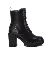 Xti Women's Casual Heeled Combat Booties By