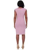 Jessica Howard Petite Embellished-Neck Cocktail Dress