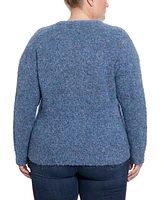 Joseph A Plus Boucle Crewneck Pullover Sweater