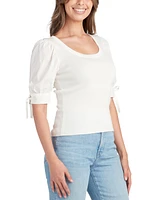 Bcx Juniors' Puff-Sleeve Blouse