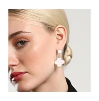 Sohi Women's The Clover Drop Earrings