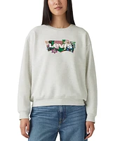 Levi's Women's Everyday Crewneck Graphic-Print Sweatshirt