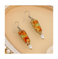 Sohi Women's The Positano Drop Earrings
