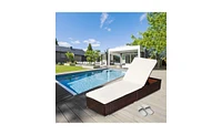 Slickblue Outdoor Leisure Rattan Pool Bed – Stylish and Comfortable Furniture for Relaxation