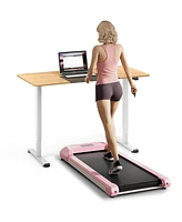 2.25HP Walking Pad Treadmill – Led Display, Remote & 7-Layer Belt