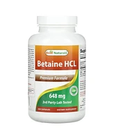 Best Naturals Betaine Hcl 648 mg