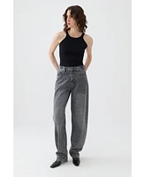 Nocturne Women's High Waisted Balloon Jeans