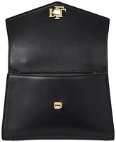 Lauren Ralph Leather Small Farrah Satchel