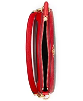 Lauren Ralph Lauren Striped Leather Danni Bag