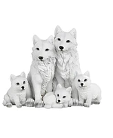 Fc Design 9.5"W Wolf Family Figurine Decoration Home Decor Perfect Gift for House Warming, Holidays and Birthdays