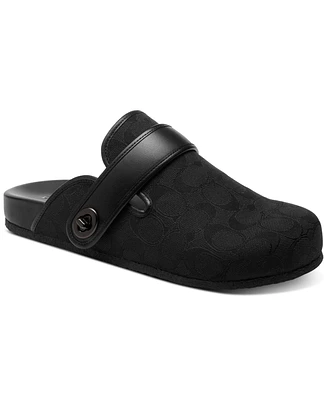 Coach Women's Blake Signature Jacquard Clogs