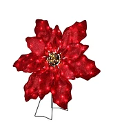 Mr. Christmas 35" Outdoor Twinkling Led Poinsettia